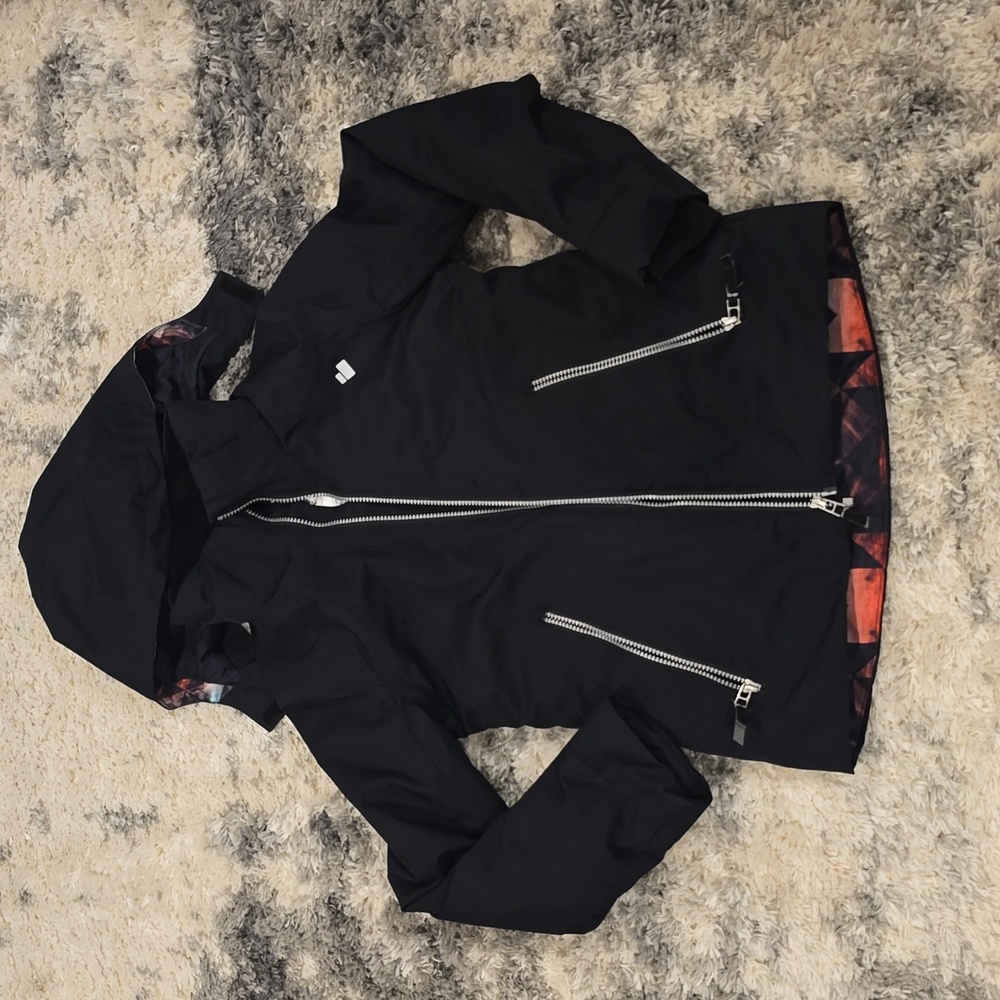 Obermeyer Haana Black Ski Snowboard Coat Jacket Teen Girls medium